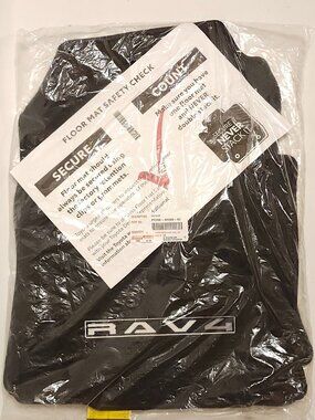 TOYOTA PT206-42260-02 OEM black carpet floor mats RAV4 BNIP